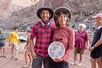 Jose awarding me the "Badass" Frisbee